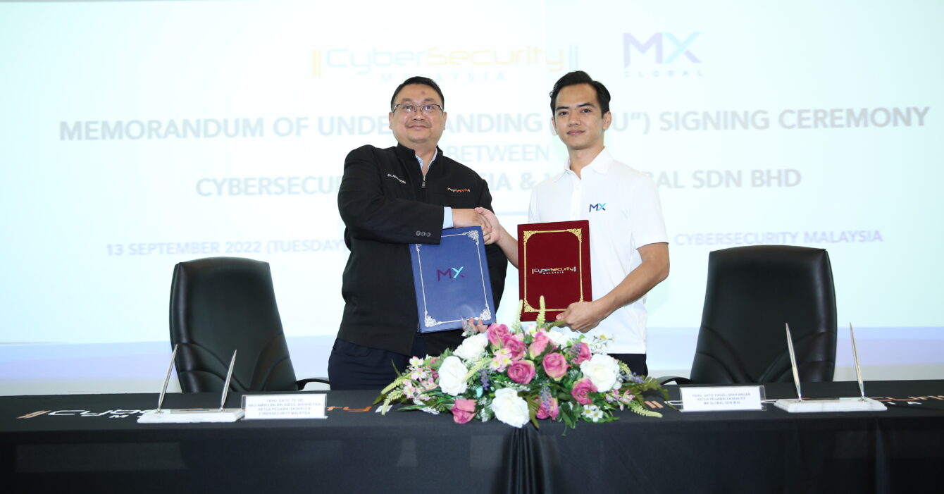 Signing of MOU - MX Global x CyberSecurity Malaysia 2